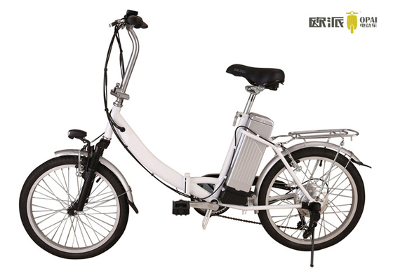Silberner Falten-elektrischer Fahrrad-Leichtgewichtler-justierbares zwei Rad-elektrisches Fahrrad